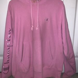 Champion pink hoodie